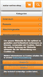 Mobile Screenshot of maler-online-shop.de